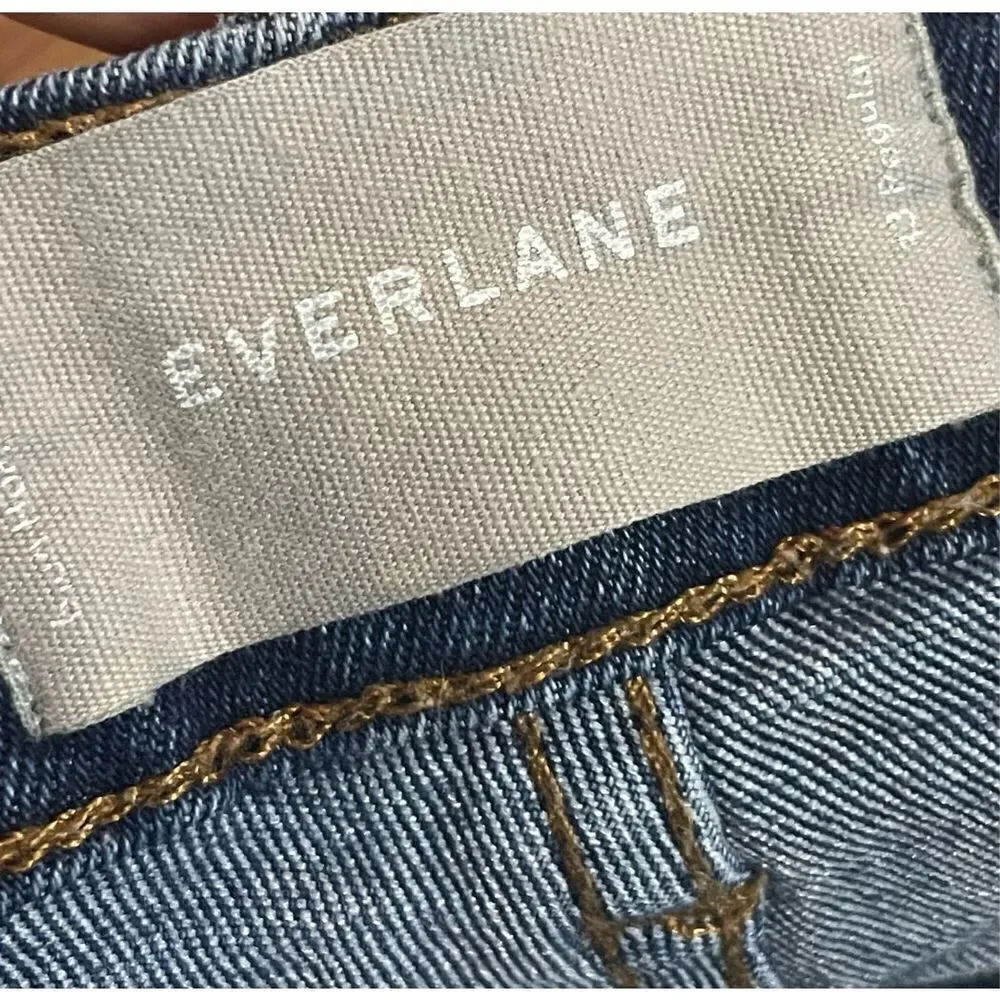 Everlane high rise straight leg jeans 33”‎